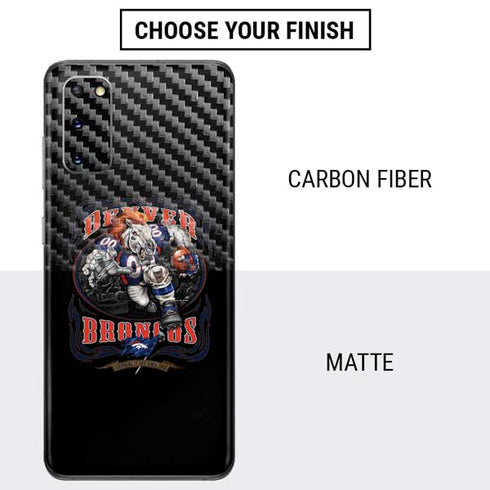 Liquid Blue NFL Denver Broncos Running Back Galaxy S20 Skin