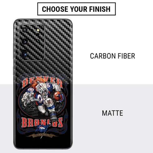 Liquid Blue NFL Denver Broncos Running Back Galaxy S20 Ultra 5G Skin