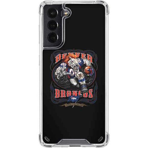Liquid Blue NFL Denver Broncos Running Back Galaxy S21 5G Clear Case