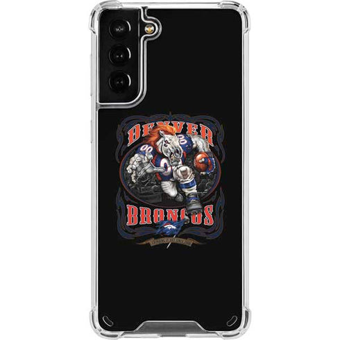 Liquid Blue NFL Denver Broncos Running Back Galaxy S21 Plus 5G Clear Case