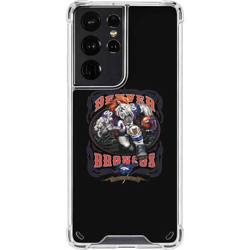 Liquid Blue NFL Denver Broncos Running Back Galaxy S21 Ultra 5G Clear Case