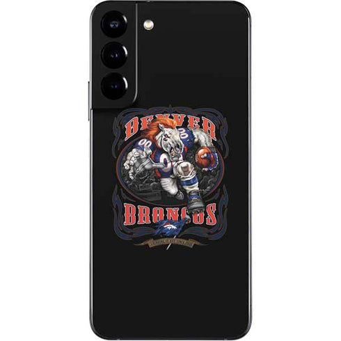 Liquid Blue NFL Denver Broncos Running Back Galaxy S22 Plus Skin