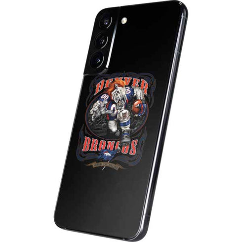 Liquid Blue NFL Denver Broncos Running Back Galaxy S22 Plus Skin