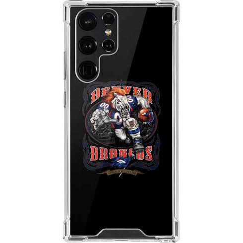 Liquid Blue NFL Denver Broncos Running Back Galaxy S22 Ultra Clear Case