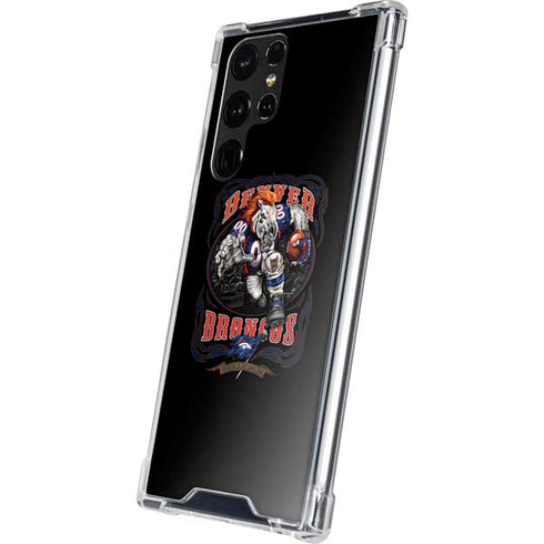 Liquid Blue NFL Denver Broncos Running Back Galaxy S22 Ultra Clear Case