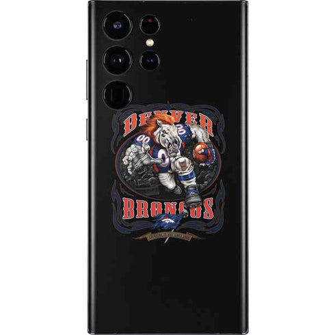 Liquid Blue NFL Denver Broncos Running Back Galaxy S22 Ultra Skin