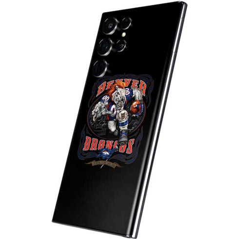Liquid Blue NFL Denver Broncos Running Back Galaxy S22 Ultra Skin