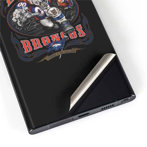 Liquid Blue NFL Denver Broncos Running Back Galaxy S22 Ultra Skin