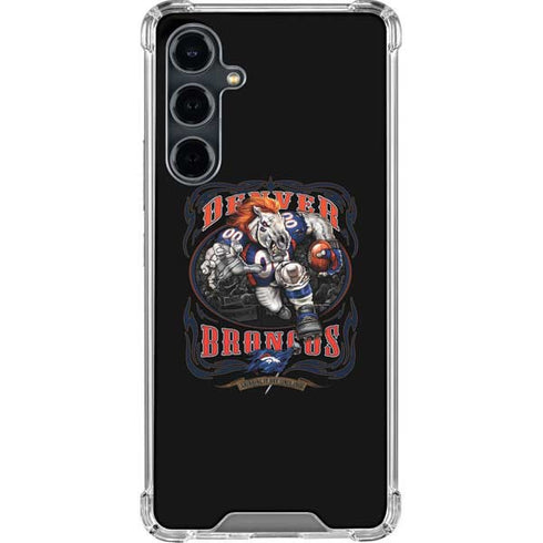 Liquid Blue NFL Denver Broncos Running Back Galaxy S23 FE Clear Case