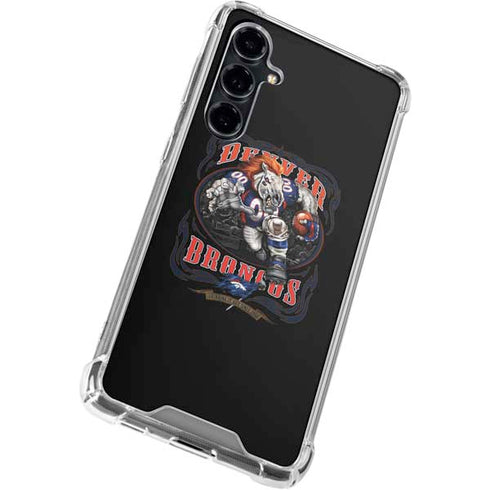 Liquid Blue NFL Denver Broncos Running Back Galaxy S23 FE Clear Case