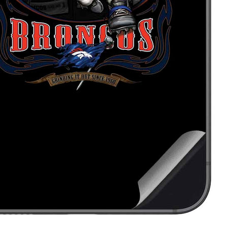 Liquid Blue NFL Denver Broncos Running Back Galaxy S23 FE Skin