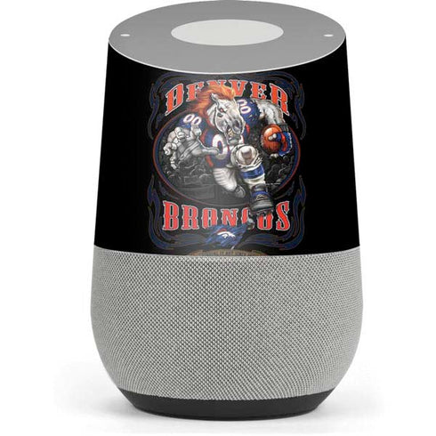 Liquid Blue NFL Denver Broncos Running Back Google Home Skin