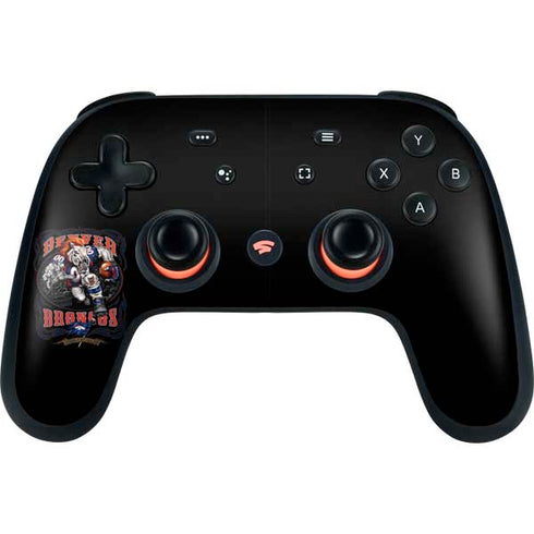 Liquid Blue NFL Denver Broncos Running Back Google Stadia Controller Skin