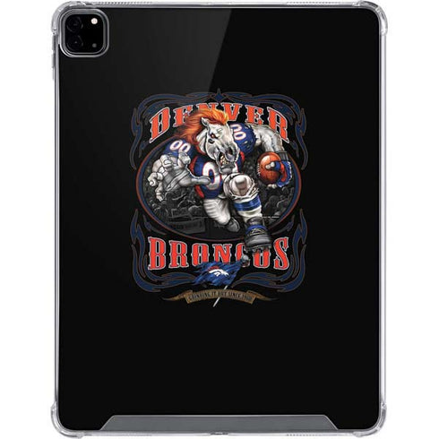 Liquid Blue NFL Denver Broncos Running Back iPad Pro 12.9in (2020) Clear Case