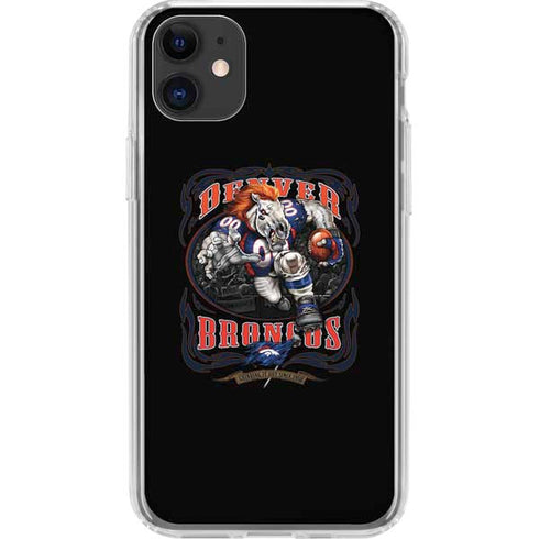 Liquid Blue NFL Denver Broncos Running Back iPhone 11 Clear Case