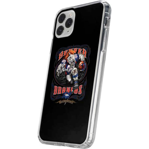 Liquid Blue NFL Denver Broncos Running Back iPhone 11 Pro Clear Case