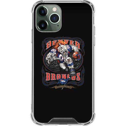 Liquid Blue NFL Denver Broncos Running Back iPhone 11 Pro Max Clear Case