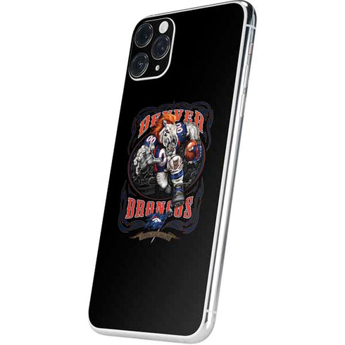 Liquid Blue NFL Denver Broncos Running Back iPhone 11 Pro Max Skin