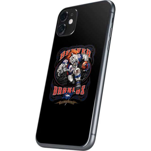 Liquid Blue NFL Denver Broncos Running Back iPhone 11 Skin