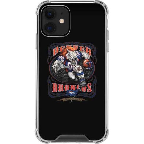 Liquid Blue NFL Denver Broncos Running Back iPhone 12 Clear Case