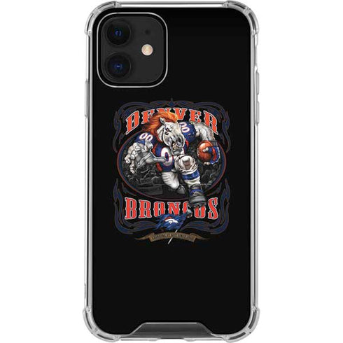 Liquid Blue NFL Denver Broncos Running Back iPhone 12 Mini Clear Case