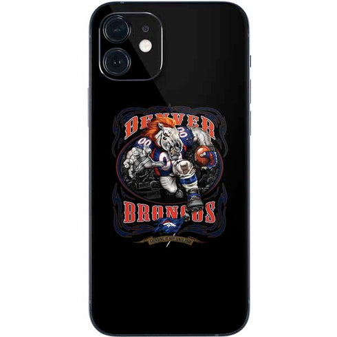 Liquid Blue NFL Denver Broncos Running Back iPhone 12 Mini Skin
