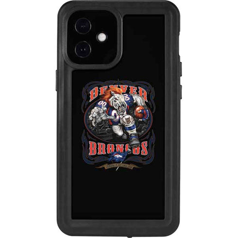 Liquid Blue NFL Denver Broncos Running Back iPhone 12 Mini Waterproof Case
