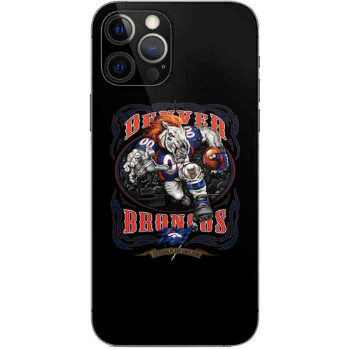 Liquid Blue NFL Denver Broncos Running Back iPhone 12 Pro Skin
