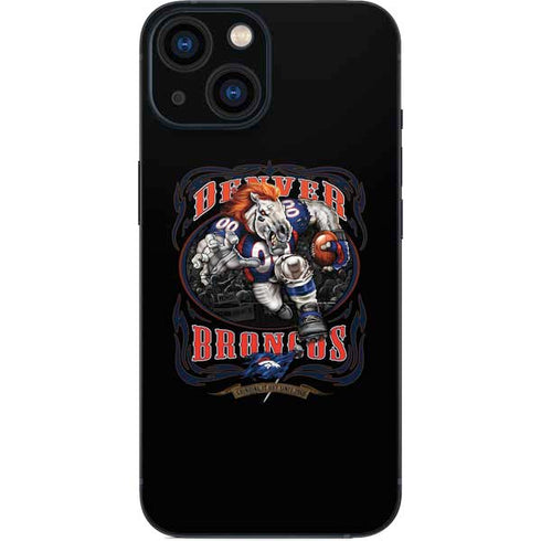Liquid Blue NFL Denver Broncos Running Back iPhone 13 Mini Skin