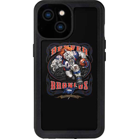 Liquid Blue NFL Denver Broncos Running Back iPhone 13 Mini Waterproof Case