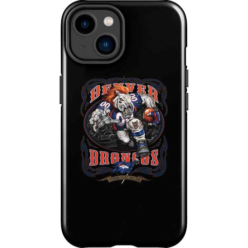 Liquid Blue NFL Denver Broncos Running Back iPhone 15 Plus Impact Case