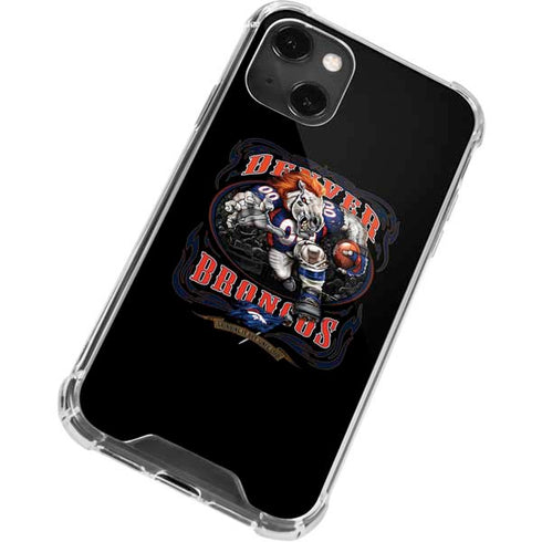 Liquid Blue NFL Denver Broncos Running Back iPhone 14 Plus Clear Case