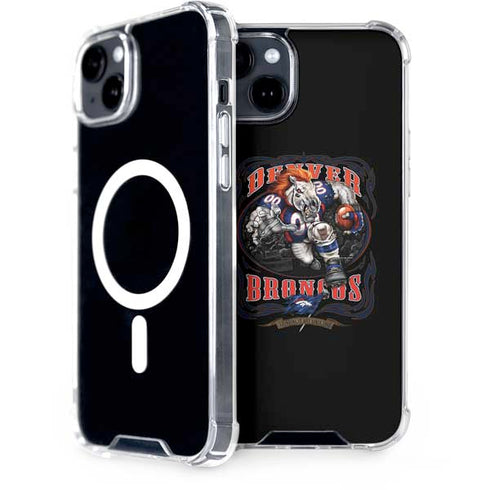 Liquid Blue NFL Denver Broncos Running Back iPhone 14 Plus MagSafe Case