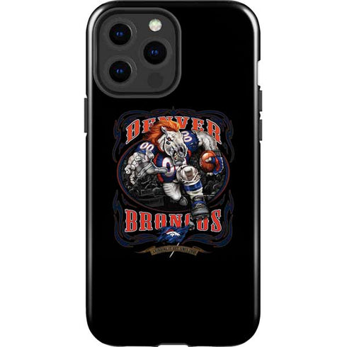 Liquid Blue NFL Denver Broncos Running Back iPhone 15 Pro Max Impact Case