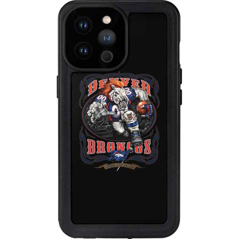 Liquid Blue NFL Denver Broncos Running Back iPhone 14 Pro Max Waterproof Case