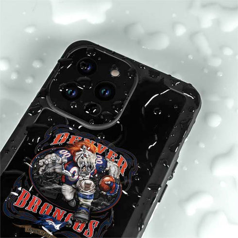 Liquid Blue NFL Denver Broncos Running Back iPhone 14 Pro Max Waterproof Case