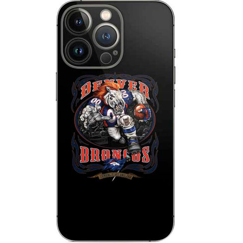 Liquid Blue NFL Denver Broncos Running Back iPhone 14 Pro Skin