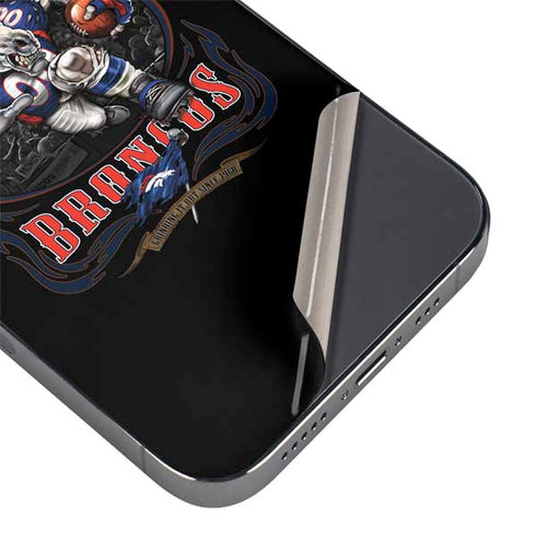 Liquid Blue NFL Denver Broncos Running Back iPhone 14 Pro Skin