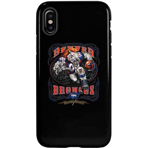 Liquid Blue NFL Denver Broncos Running Back iPhone X Pro Case
