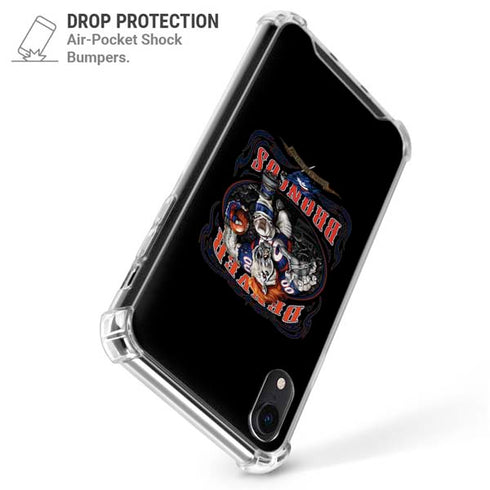 Liquid Blue NFL Denver Broncos Running Back iPhone XR Clear Case