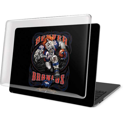Liquid Blue NFL Denver Broncos Running Back MacBook Pro 13in (2020) Case plus Skin