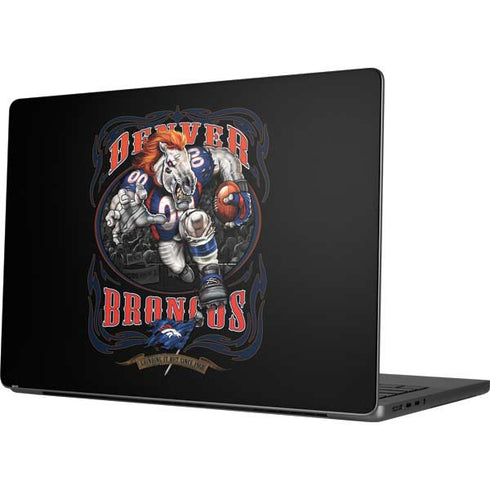 Liquid Blue NFL Denver Broncos Running Back MacBook Pro 14in (2021-24) Skin