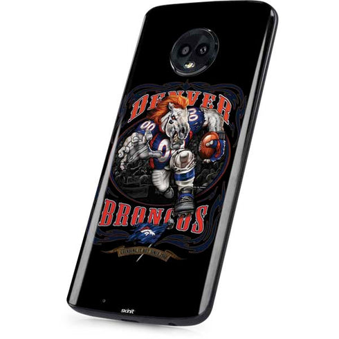 Liquid Blue NFL Denver Broncos Running Back Moto G6 Skin