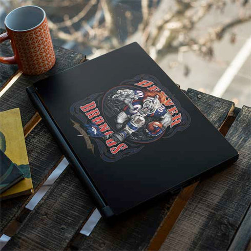 Liquid Blue NFL Denver Broncos Running Back MSI GS65 Stealth Laptop Skin