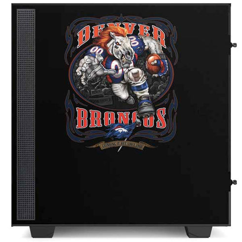 Liquid Blue NFL Denver Broncos Running Back NZXT H510 Compact ATX Mid-Tower Case Skin