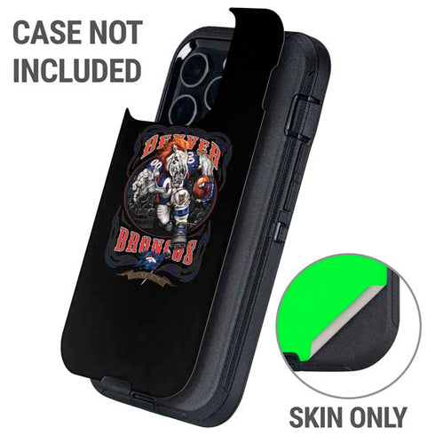 Liquid Blue NFL Denver Broncos Running Back Otterbox Defender iPhone Skin