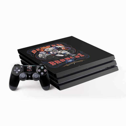 Liquid Blue NFL Denver Broncos Running Back PS4 Pro Bundle Skin