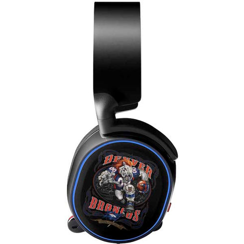Liquid Blue NFL Denver Broncos Running Back SteelSeries Arctis 5 Skin