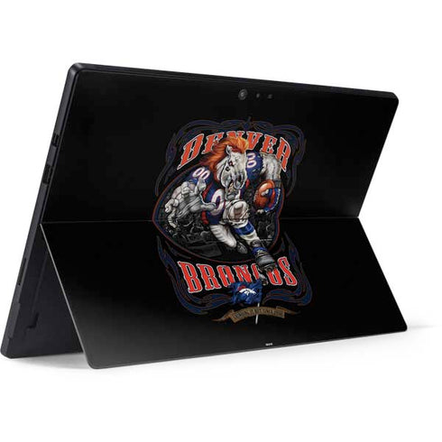 Liquid Blue NFL Denver Broncos Running Back Surface Pro 6 Skin