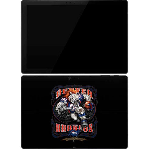 Liquid Blue NFL Denver Broncos Running Back Surface Pro 7 Skin
